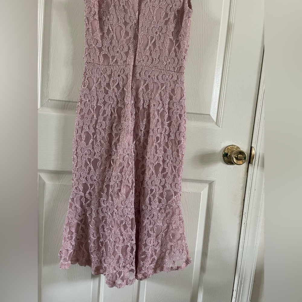 Enfocus Studio Mauve Lace Dress - Picture 4 of 9